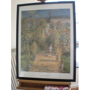 Kunstdruck "Claude Monet - Le Jardin D'Artiste A Vetheuil"