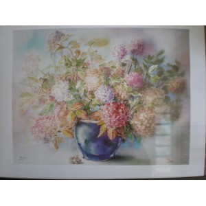 Kunstdruck "Mylene de Kleijn - Hydrangea"