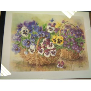 Kunstdruck "Mylene de Kleijn - Violets"