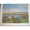 Kunstdruck "Ady Pose - Moored Boats"