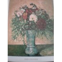 Kunstdruck "Paul Cezanne - Bouquet Dans Vase Bleu"