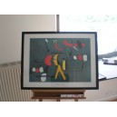 Kunstdruck "Joan Miro - Peinture De La Facon Collage"