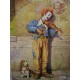 Kunstdruck "Clown mit Geige"