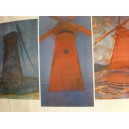 Kunstdruck "Windmühlen"